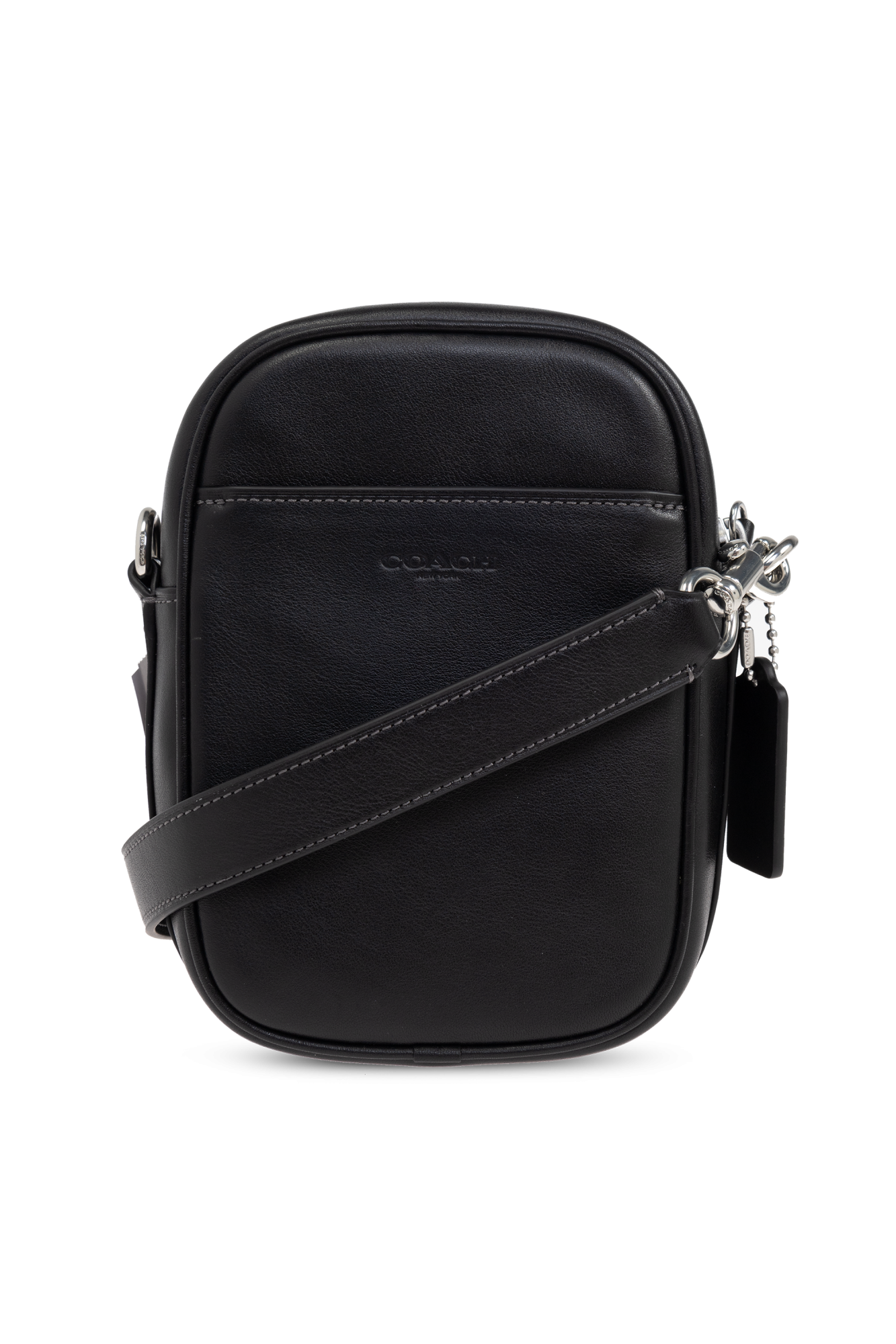 バッグ COACH LEATHER BAG BLACK Coach 47989 legacy swingpack - Gem